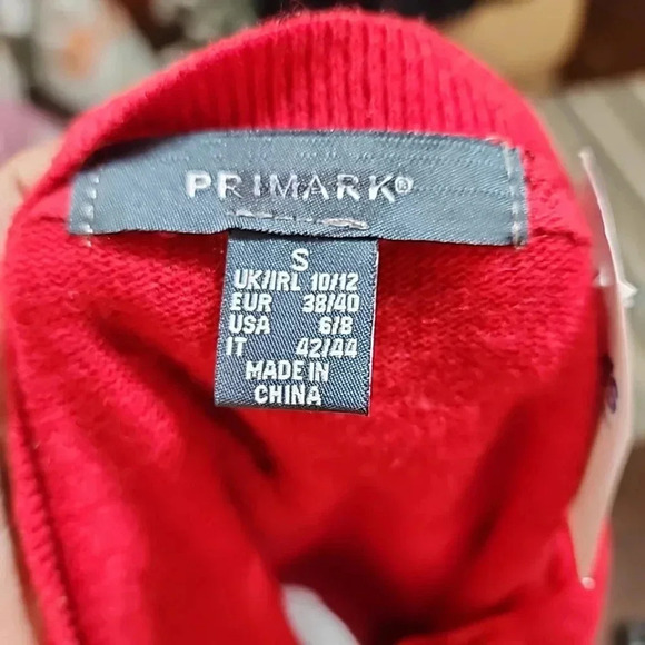 Primark wool blend bear print sweater. Nwt. Size small - Picture 5 of 8